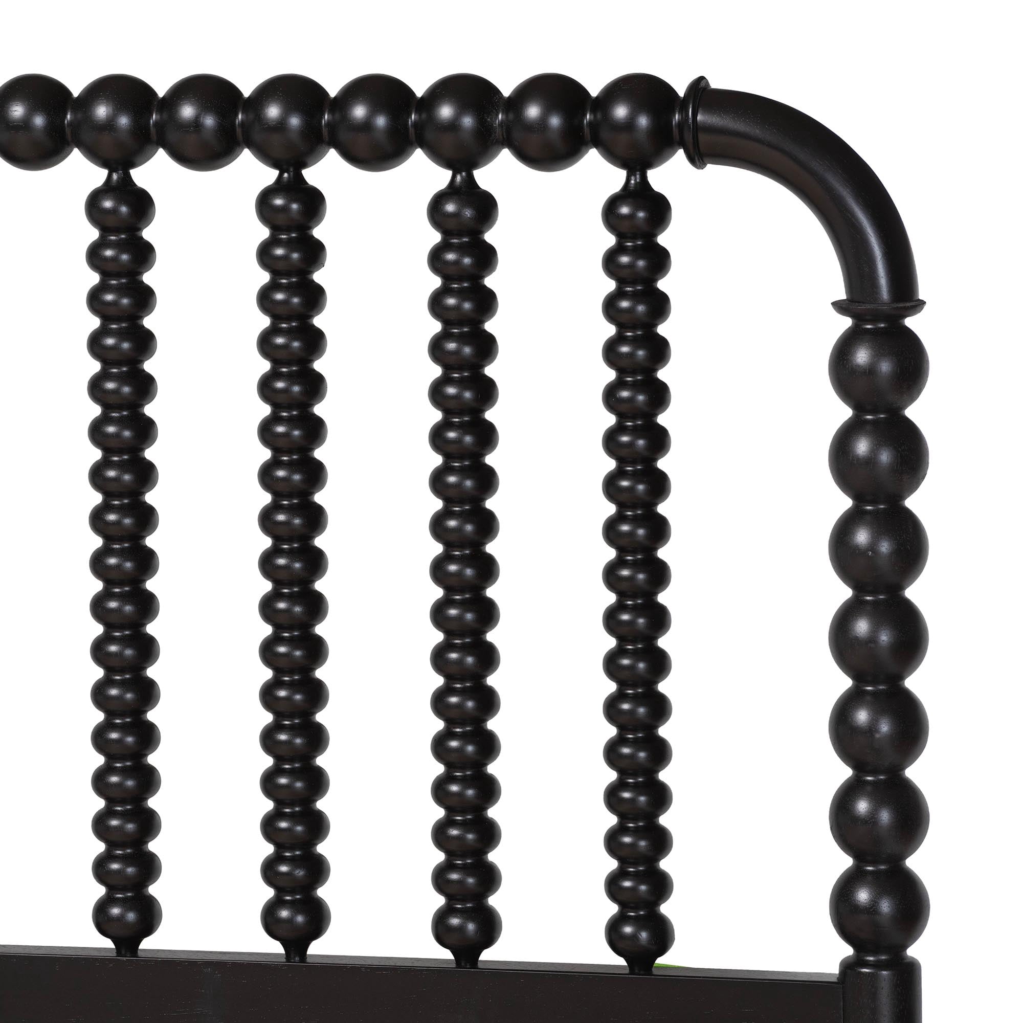 Baxton Studio Lucera Mid-Century Modern Platform Bed, Full, Black