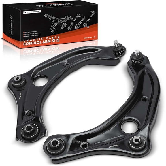 A-Premium 2 x Front Lower Control Arm, with Ball Joint and Bushing, Compatible with Nissan Kicks 2018-2023, Versa 2020-2023