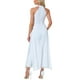 thumbnail image 3 of INSPIRAR CHIC Mono Elegante de Mujer con Cuello Halter Sin Mangas, Mono Formal de Pierna Ancha XS Blanco, 3 of 6
