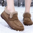 thumbnail image 5 of Snow boots for women Boots With For Winter Outdoor Wear In Rich Melange Tones Round Toe Flat Sole Bootie For Comfort And Warmth, 5 of 8