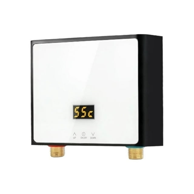 Tankless Instant Electric Water Heater With Touch Panel Remote Control For Kitchen Bathroom Accessory ,Security Protection Design