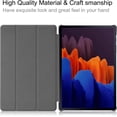 thumbnail image 5 of HCTian Tablet Cover for Samsung Galaxy Tab S7 Plus 12.4 T970 T975 (2020 Release),Ultra Slim Folio Stand Lightweight Leather Case for Galaxy Tab S7+ 2020 SM-T970 SM-T975 12.4", 5 of 9