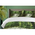 thumbnail image 4 of Ambesonne East Duvet Cover Sets, Selangor State Malaysia, 2-King, Green Brown, 4 of 7