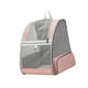 thumbnail image 5 of Mochila transportadora para mascotas para perros y gatos pequeños, diseño ventilado, soporte con hebilla para viajes, senderismo, caminatas y Rosa, 5 of 9