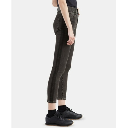 Levi's Juniors 721 Striped High Rise Ankle Skinny Jeans