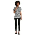 thumbnail image 2 of Time and Tru Women's Skinny Ponte Pants, 28” Inseam for Regular, Sizes XS-XXL, 2 of 5