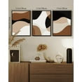 thumbnail image 4 of SHENIFY Black Abstract Wall Art Decor Minimalist Geometry Prints Shapes Illustrations Modern Art Decorative Ready to Hang 11x14in3pcs Black Framed, 4 of 5
