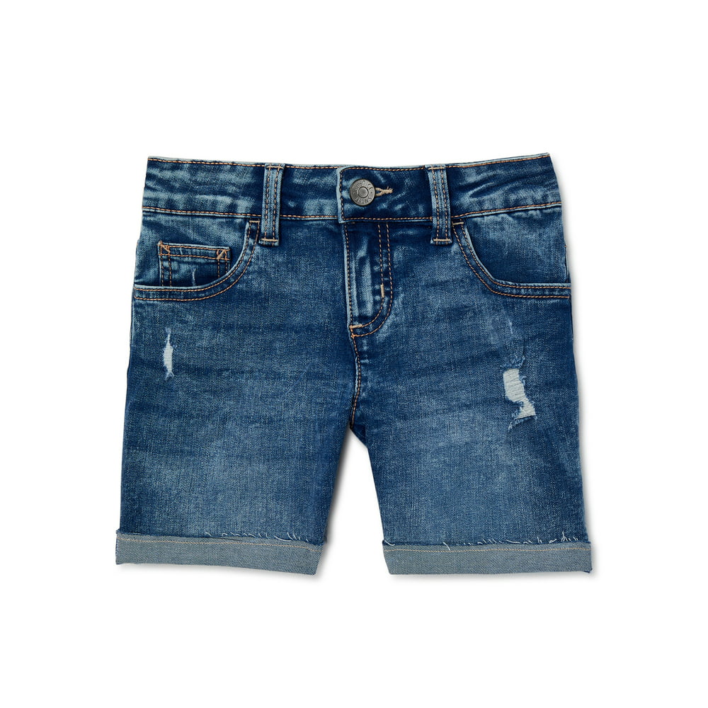 Justice - Justice Girls Relaxed Fit Denim Shorts, Sizes 5-18 & Plus ...