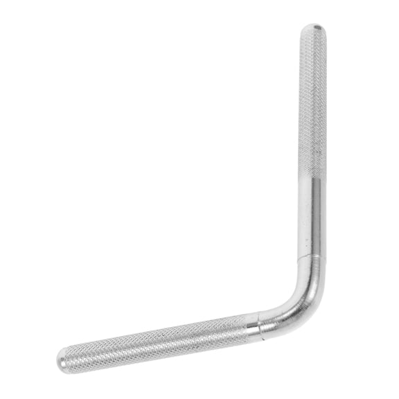 Raindrops Cowbell Holder L-Shaped Rod For Drum Set Cowbell Mount Heavy Duty Metal Rod Mounting Metal Arm Percussion Accessory Cowbell Mount Rod