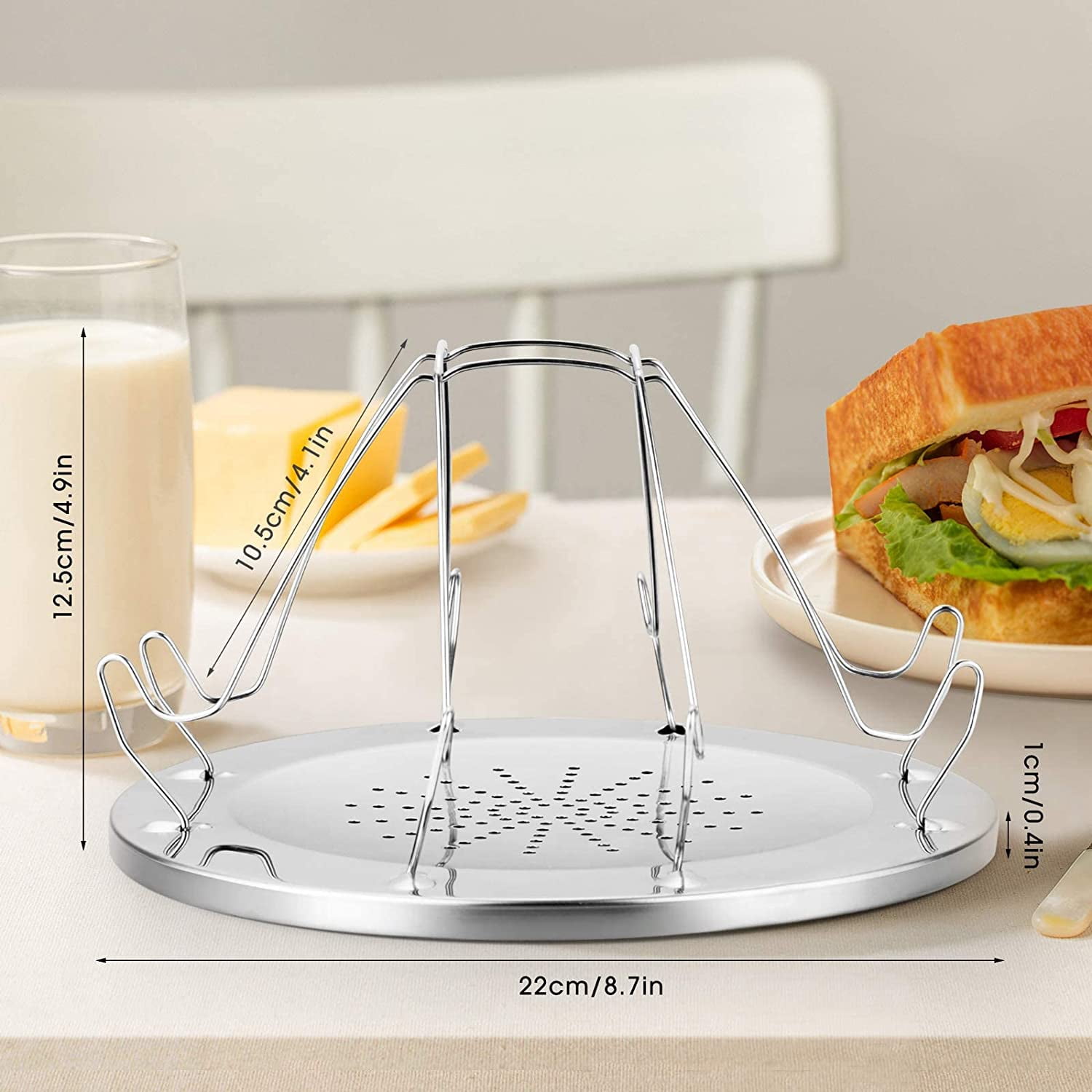 Camping Toaster for Gas Stoves Foldable 4 Slice Gas Toaster Camping Accessories Mini Toaster for Gas Stoves Outdoor Picnic Travel Mobile Homes Walmart