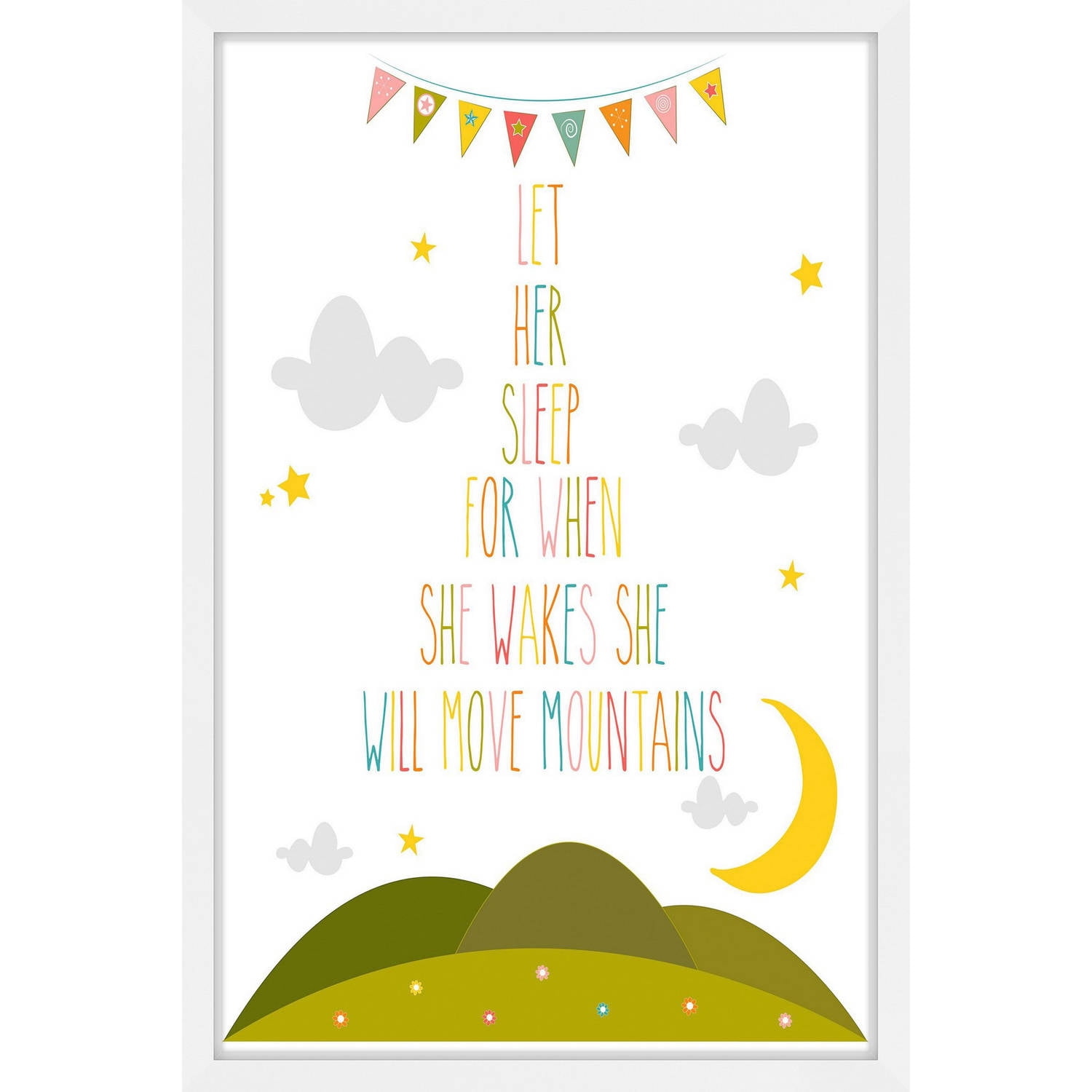 Marmont Hill "Move Mountains" by Karen Zukowski Framed Painting Print