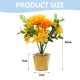 thumbnail image 2 of Simulación de flores artificiales Dali crisantemo bonsái de cerámica decoración creativa planta artificial flor de seda en maceta planta verde, 2 of 5