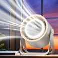 thumbnail image 3 of Desk Fan with 100 Speeds, Adjustable 180 Tilt, Portable Small Turbo Table Fan, Touch Control Desk Fan, Quickly Cooling Fan, Quiet Wall Mounted Fan, Strong Wind Fan for Indoor Outdoor, 3 of 7