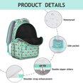 thumbnail image 4 of Hedgehog and Love Backpack for School,Cute School Bag,Schoolbag with Adjustable Shoulder Straps & Padded Back,15.3"x11"x7.1".﻿, 4 of 6