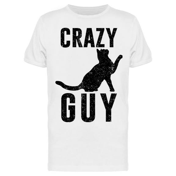 Crazy Guy Cat Men's T-shirt