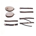 thumbnail image 2 of Bird Perch, Natural Wood Rest for Parrot Cage, Chewable Tree Branch for Small Birds 2x tree branches, 4x straight poles, 2x platforms, 2 of 6