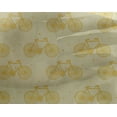 thumbnail image 4 of oneOone Georgette Viscose Fabric Dot & Bicycle Block Decor Fabric Printed BTY 42 Inch Wide, 4 of 4