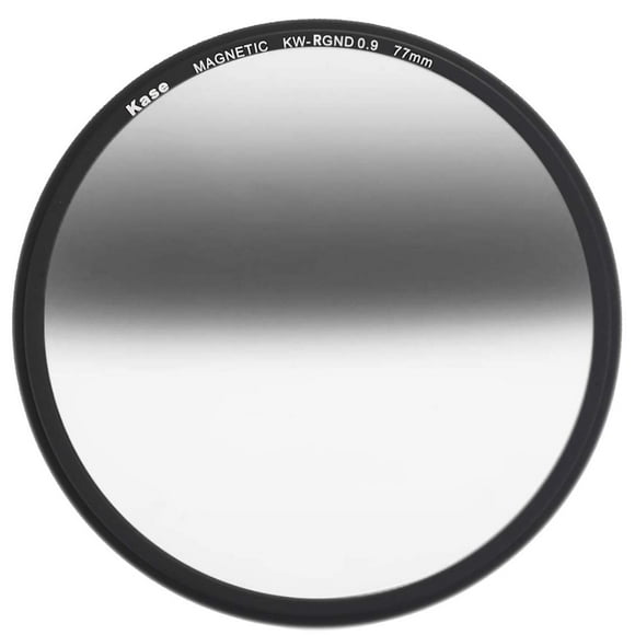 Kase Wolverine 77mm Reverse Grad ND0.9 Magnetic Shockproof Tempered Optical Glass Sunset Filter Incl Adapter 77 ND 0.9 3 Stop