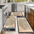 thumbnail image 6 of Kitchen Rugs Sets of 3 Non Slip Washable Kitchen Mats for Floor, Kitchen Runner Rug, Floor Mat Carpet for Entryway, Laundry, Sink, 6 of 12