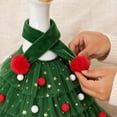 thumbnail image 5 of SUORE Christmas Tree Porch Goose Outfit, Lawn Goose Statue Xmas Tree Costume, Green Christmas Garden Goose Clothes Dress for 23" High Statue Xmas Holiday Patio Yard Decor, 5 of 6