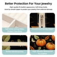 thumbnail image 3 of Thanksgiving Pumpkin Leaves Travel Portable Square Jewelry Box Organizer: Ideal Solution for Rings, Earrings, Necklaces, Bracelets, and More! Gift for Girls and Women., 3 of 6