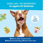 BARK Good Vibes Gary Durable Plush Dog Toy for Active Chewers