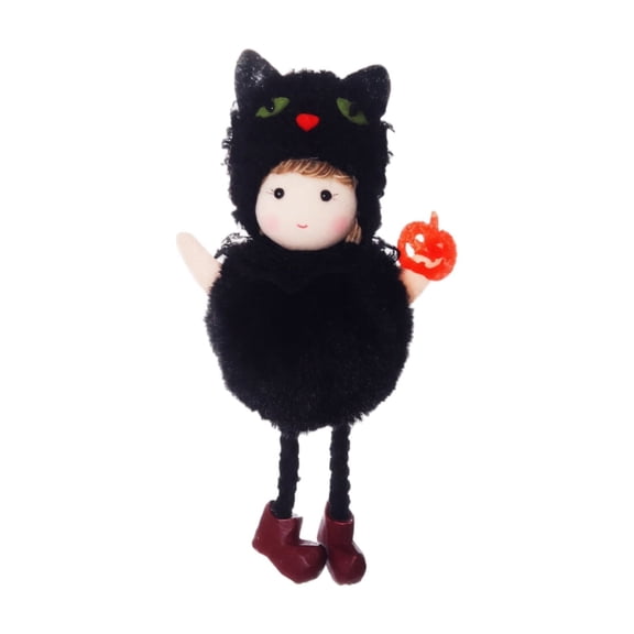 Hanging Figurine Black Cat Halloween Decor for Home Party