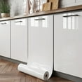 thumbnail image 3 of Glossy White Stickers Vinyl Self Adhesive Waterproof Oil Proof Sticker Kitchen Counter Panels Furniture Renovation Wallpaper, 3 of 9