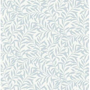 NuWallpaper Blue Wisley Peel & Stick Wallpaper