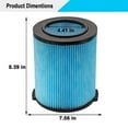 thumbnail image 5 of Replacement Hepa Filter For Ridgid Vf5000 Wet Dry Vacuums Accessories, 5 of 5
