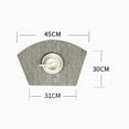 FanShaped Placemats for Dining Table Durable Heat Resistant Washable