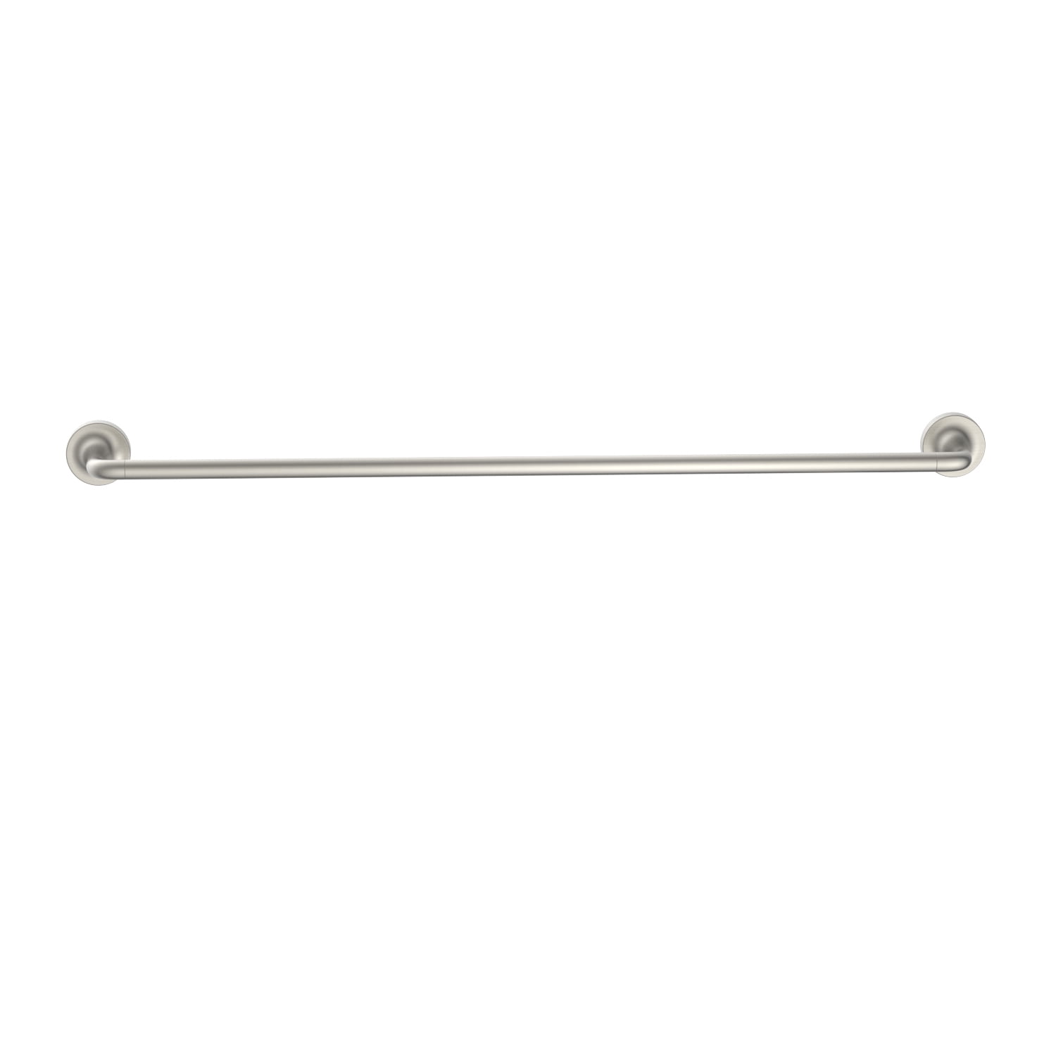 (1 pack) Better Homes & Gardens Clean Modern 24 Inch Wall Mount Towel Bar, Satin Nickel