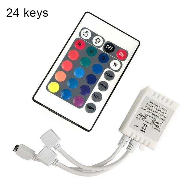 CAROOTU 24/44 Key Mini Infrared Remote Controller for RGB LED Light Strip DC 12V