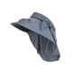 thumbnail image 2 of Ventilador de moda de sombrero de visor de ventilador para pescar Camping Beach al aire libre deportes al aire libre Gris oscuro, 2 of 8
