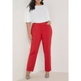 thumbnail image 3 of ELOQUII Women's Plus Size Kady Fit Double-Weave Pant, 3 of 6