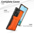 thumbnail image 3 of ExoGuard For Samsung Galaxy S22 Ultra Case, Full-Body Phone Case with Kickstand (Orange), 3 of 8