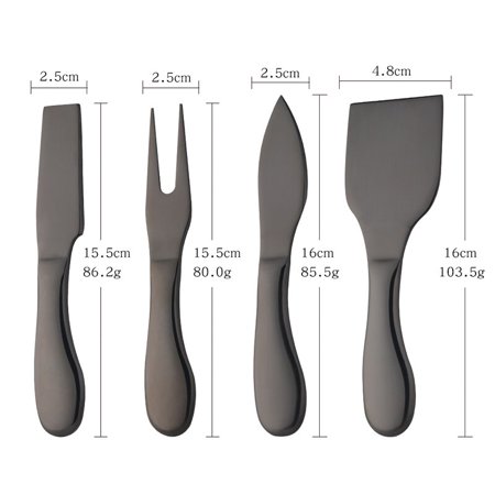 

4pcst Cheese Tools Gold Cheese Slicer Cutter Knife Creative Cheese Greater Kitchen Tools Cake Spatula Butter Knife Cheese Set