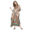 thumbnail image 2 of Caftans Longs pour Femmes, Robe Caftan Grande Taille, Robe de Soirée, Fête, Été, Plage, Robe d'Été, Manches Kimono, Robes Décontractées, 2 of 6