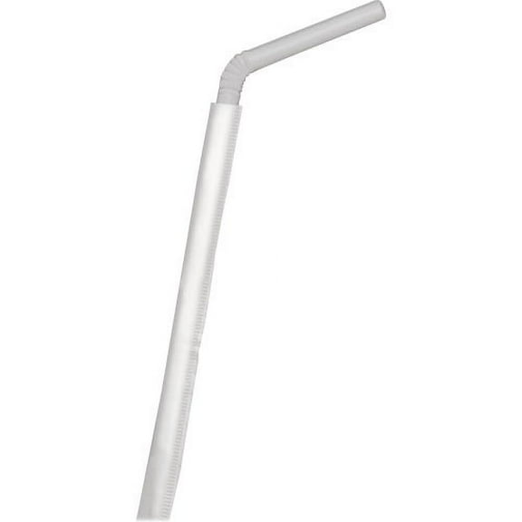 D&W Fine Pack  7.75 in. Disposable Straws - Translucent