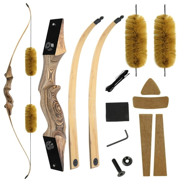 Black Hunter Hunting Recurve Bow 30 LBS ,RH