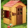 KidKraft Outdoor Kids Wood Clubhouse Cottage Playhouse