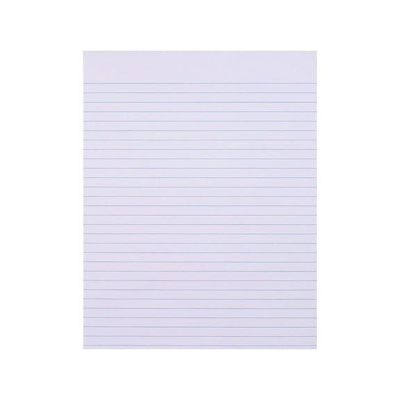 Tru Red Notepads 8.5" x 11" Narrow White 50 Sh./Pad 12 Pads/PK (18597STP) 246793