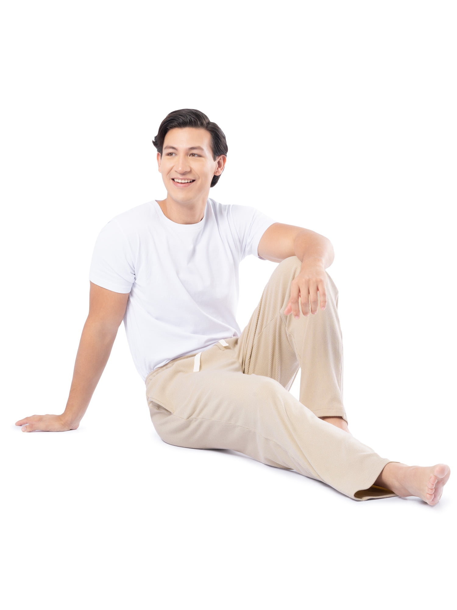 Fruit of the Loom Men's Rib Knit Sleep Pant, Sizes S-5XL