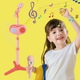 thumbnail image 3 of Bluetooth Microphone Karaoke Kids Microphone with Stand Instruments Musical Educational Toys Birthday Gift for Girl Boy B-without Bluetooth, 3 of 6