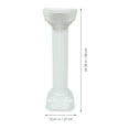 thumbnail image 2 of Phenofice Columns Pedestal White Roman Pillar Decor Plastic For Dining Room 1Set, 2 of 8