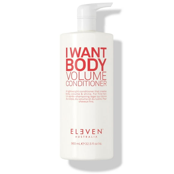 ELEVEN AUSTRALIA I Want Body Volume Conditioner - Lightweight Volumizing Conditioner for Fine Hair, Adds Body &amp; Fullness, Nourishes &amp; Hydrates, Sulfate-Free, Paraben-Fre