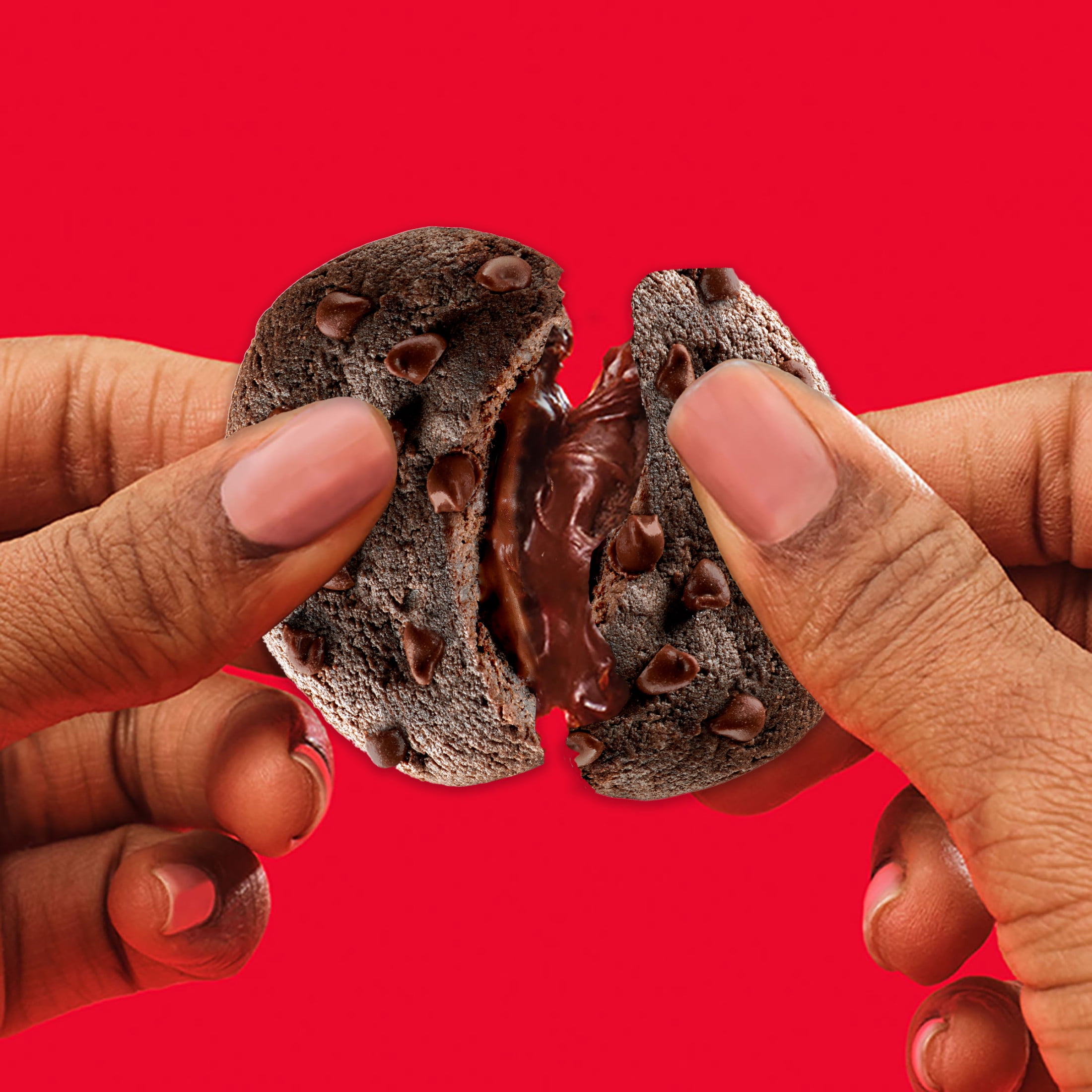 (3 pack) CHIPS AHOY! Chewy Hershey's Fudge Filled Soft Fudgy Chocolate Chip Cookies, Family Size, 14.85 oz