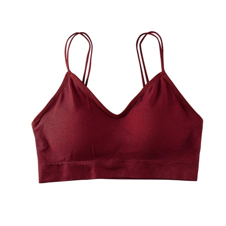 

Follure Full Coverage Bras for Women Female Cup Chest Camisole Vest Comfortable Underwear Bra