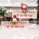 thumbnail image 2 of Calendario de Adviento de Navidad Año Nuevo 2024 Calendario de cuenta regresiva deslizable de madera de Papá Noel Adorno de mesa Fiesta de Navidad Decoración de regalo para el hogar, 2 of 6