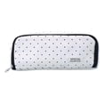 thumbnail image 1 of Estuche grande de lona para lápices, bolsa de maquillaje con cremallera, múltiples compartimentos, organizador de lápices ligero, 1 of 8